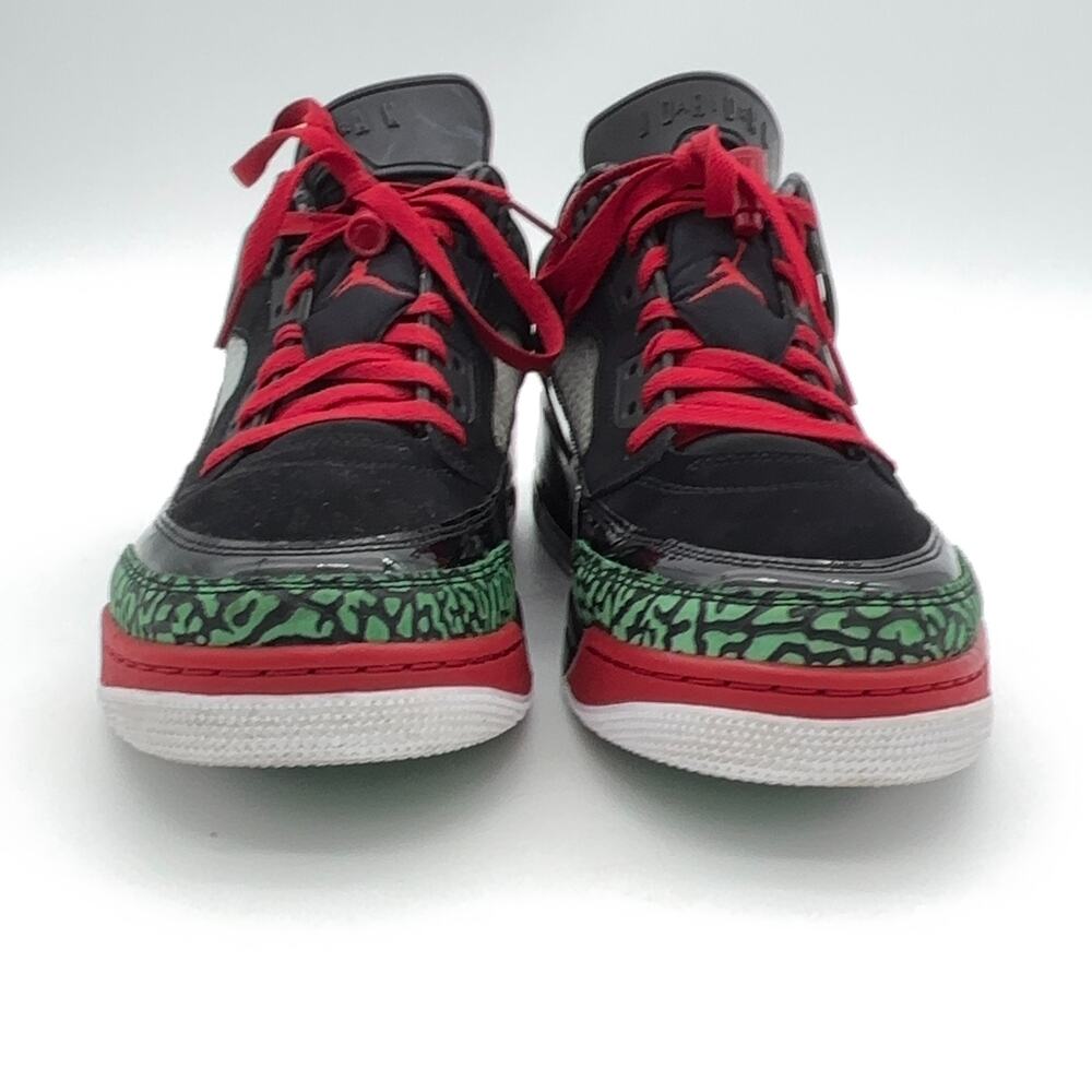 Jordan Spizike Low Black Classic Green Varsity Red FQ1759-060 Mens Size 12 - Picture 2 of 12